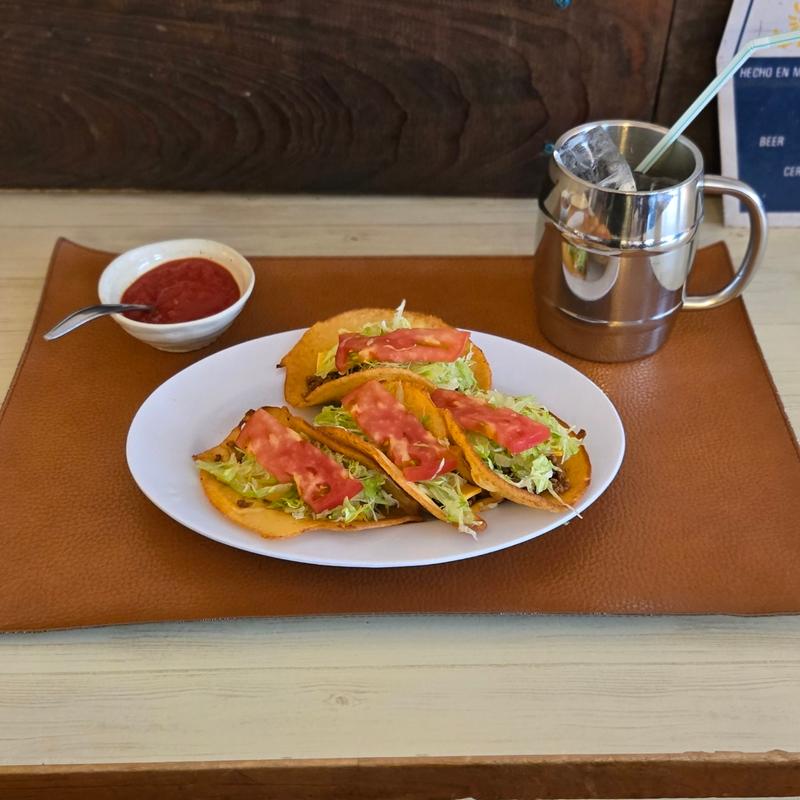 タコス 4個入り ドリンクセット(メキシコ （MEXICO）)