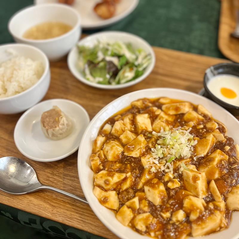 麻婆豆腐ランチセット(魏飯餃子)