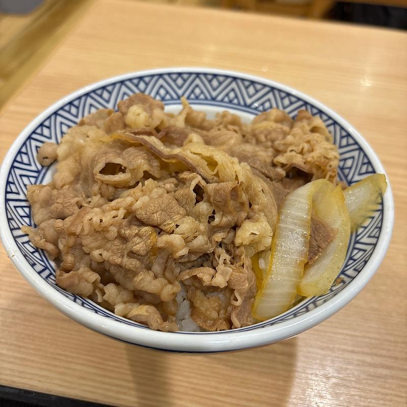 牛丼 あたま大盛(吉野家 成田国際空港第２本館店)