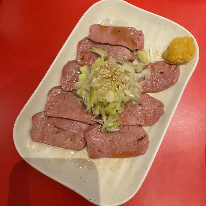 レバ刺し(焼肉 冷麺 てっちゃん 森下店)