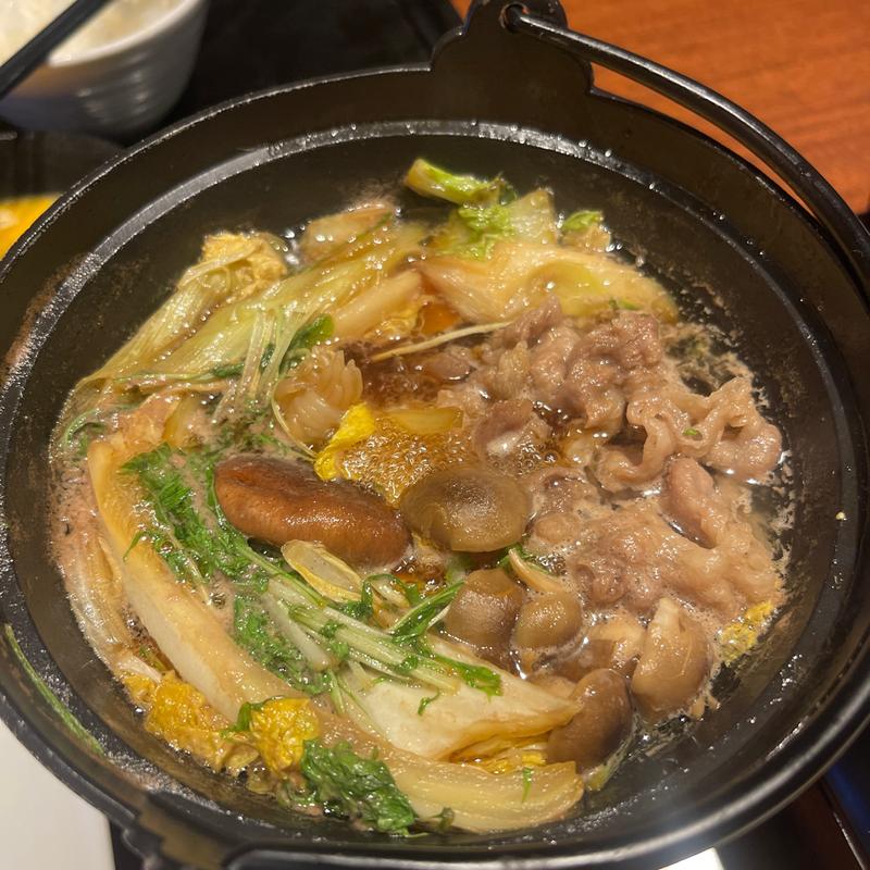 牛すき焼き鍋(徳樹庵 鶴ヶ島店)
