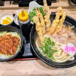 かしわごぼ天(資さんうどん足立鹿浜店)