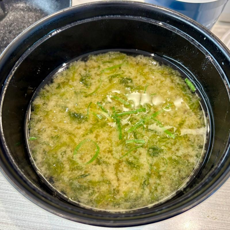 あおさみそ汁(はま寿司 八尾東久宝寺店)
