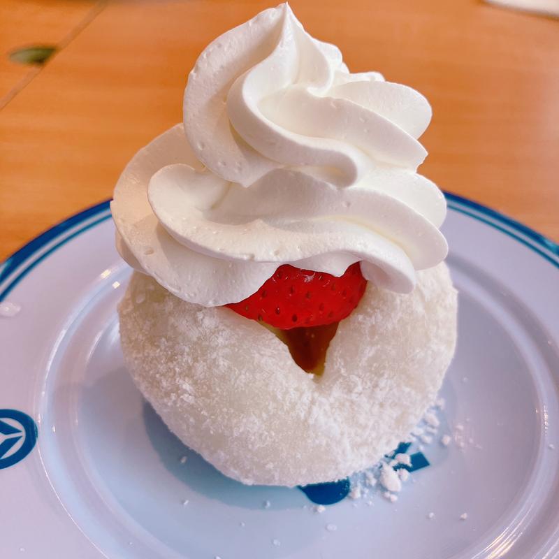クリームいちご大福(くら寿司 所沢有楽町店)