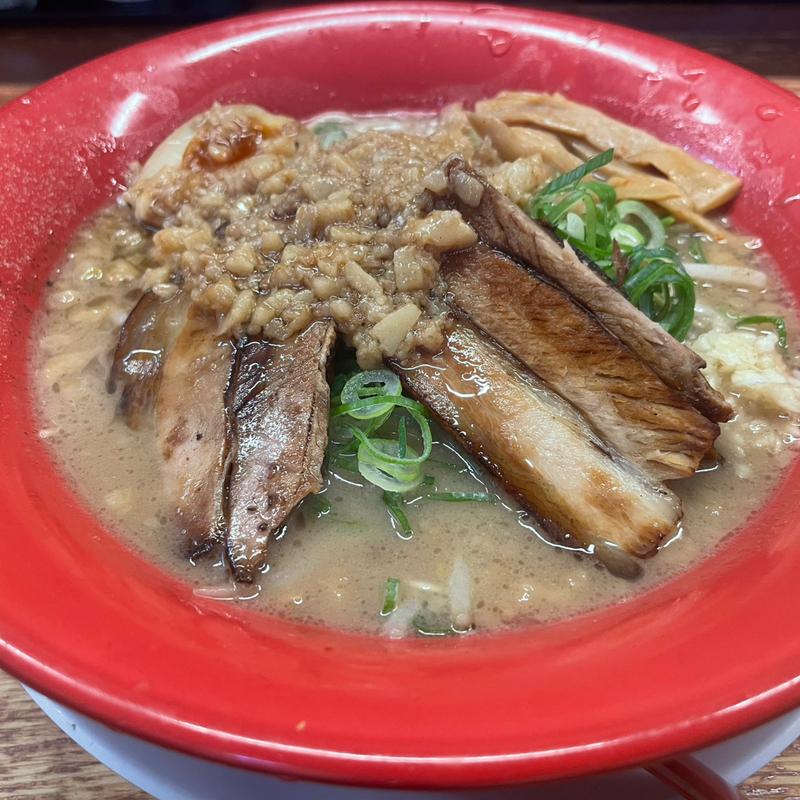豚骨細麺(黒木製麺 釈迦力 雄 門真店)