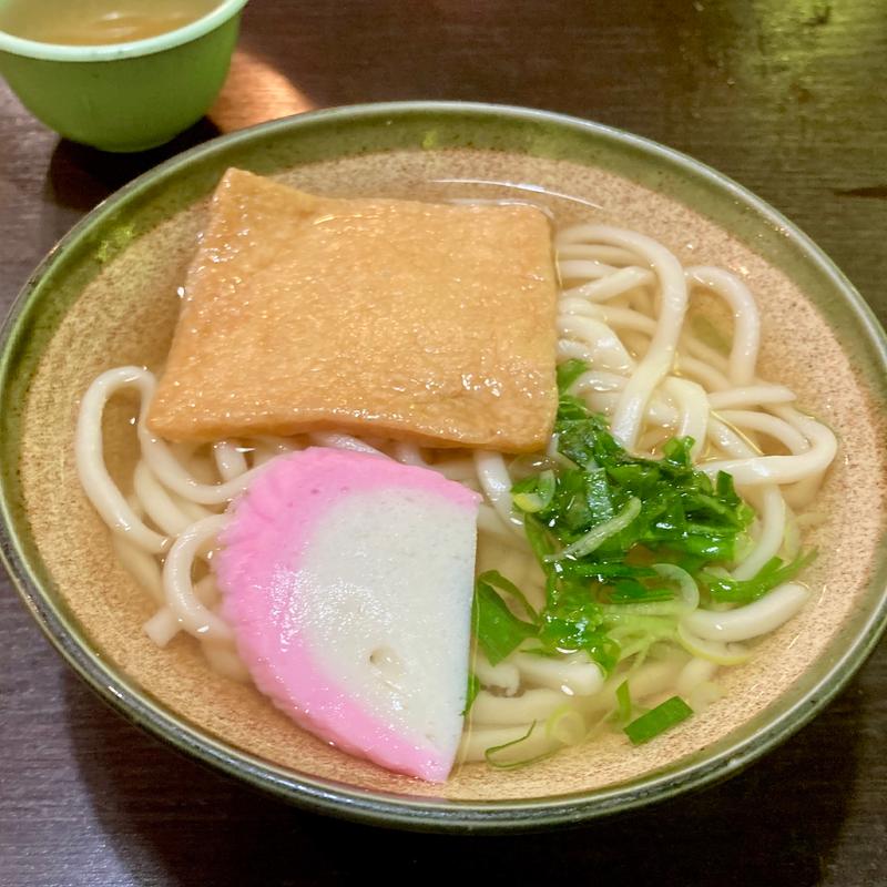 きつねうどん(河鹿荘別館ほととぎす)