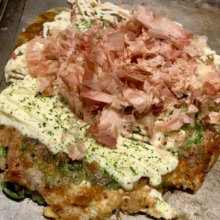 ネギ焼きイカ玉