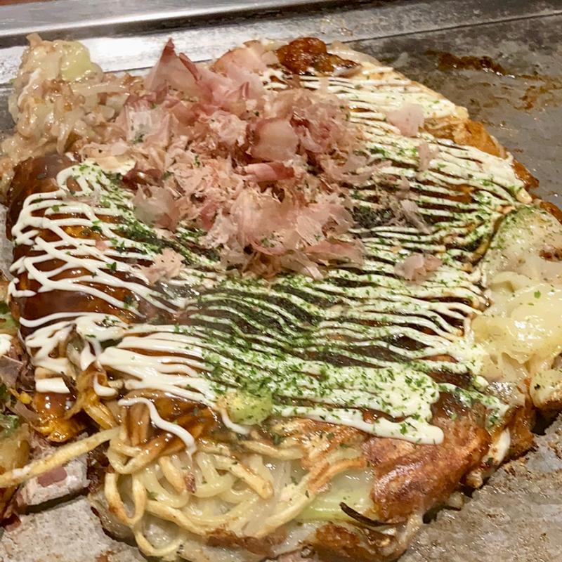 広島焼エビ玉(ぬくぬく屋)