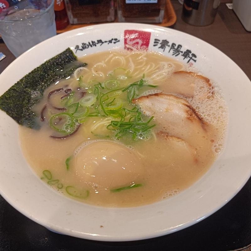 屋台仕込み味玉ラーメン(久留米ラーメン清陽軒 小郡店)