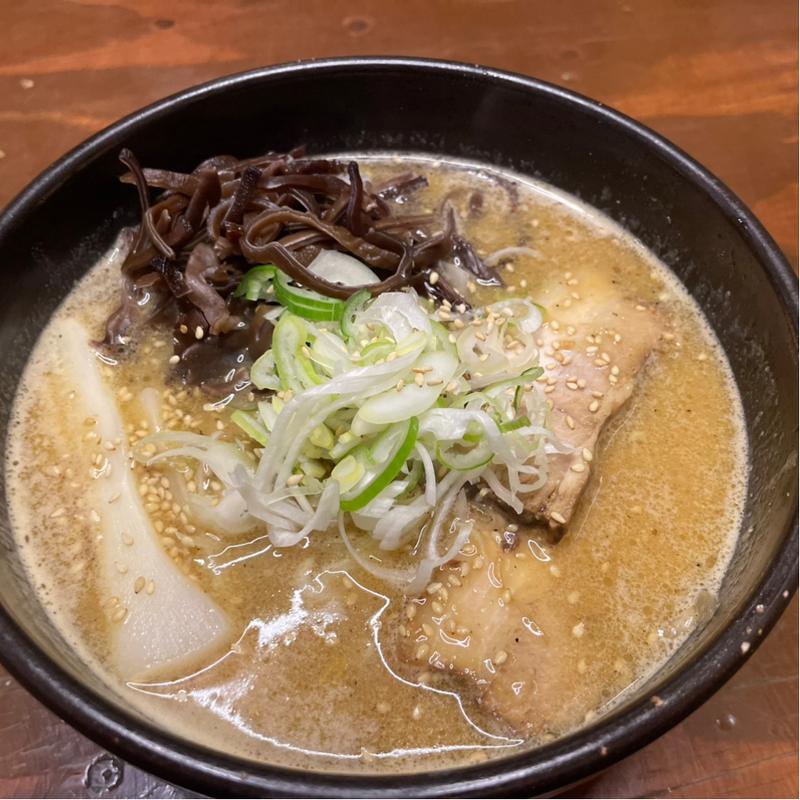 焙煎ごま味噌ラーメン(吉山商店 創成橋店)