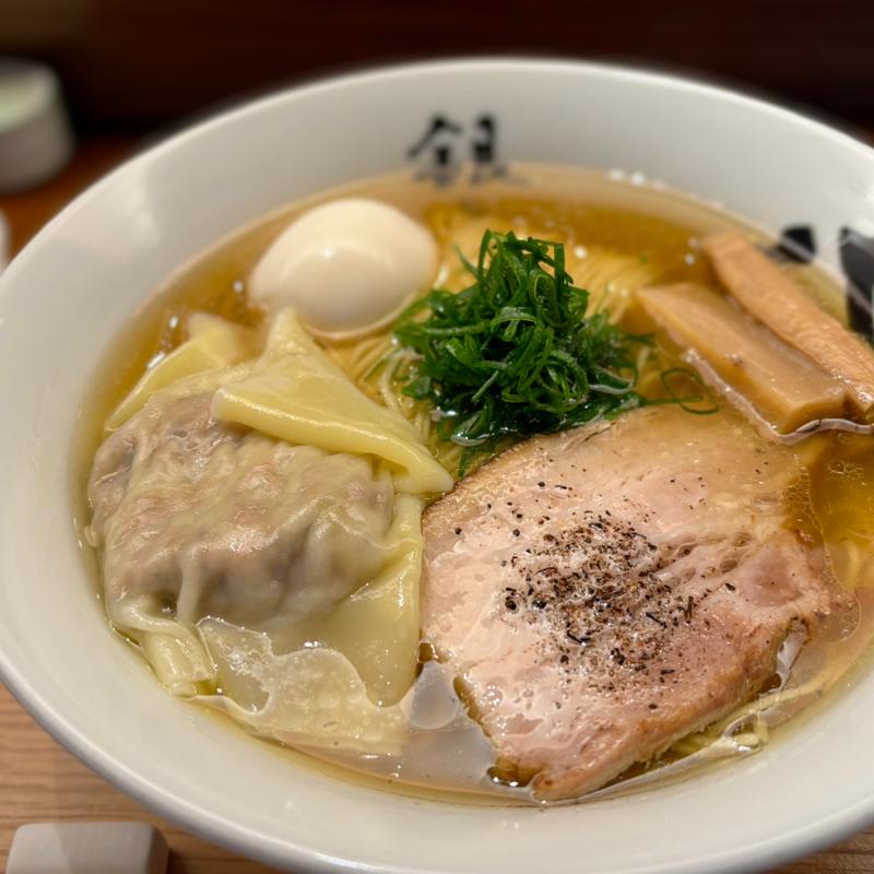 ラビオリグルマンディーズ中華そば（1日30食限定）(銀座 八五)