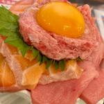 マグロトロ・生サーモン丼