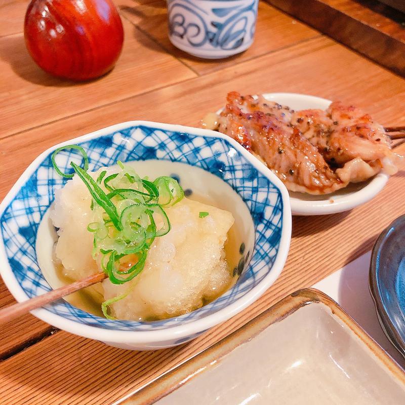 揚出し豆腐(串焼市場・江戸善 本店)