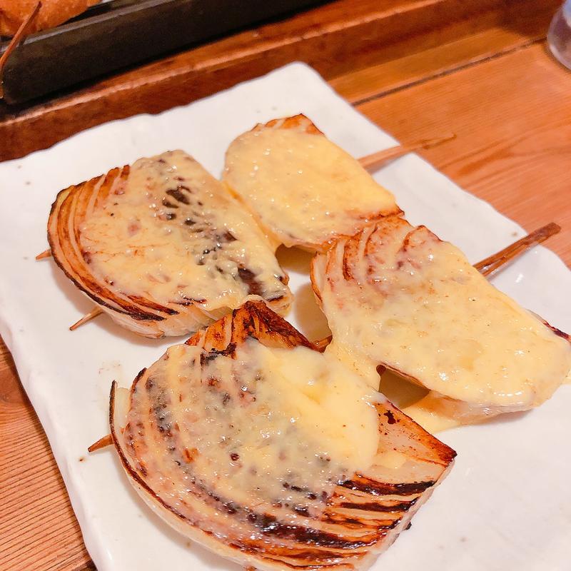 玉ねぎステーキ(串焼市場・江戸善 本店)