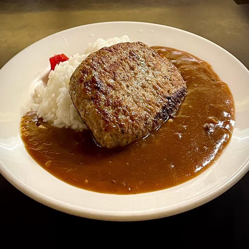 ハンバーグカレー(喫茶 花壇)