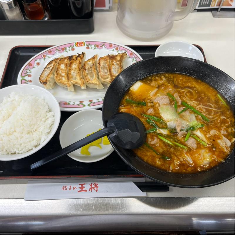 スタミナラーメンセット(餃子の王将 阪南箱作店)
