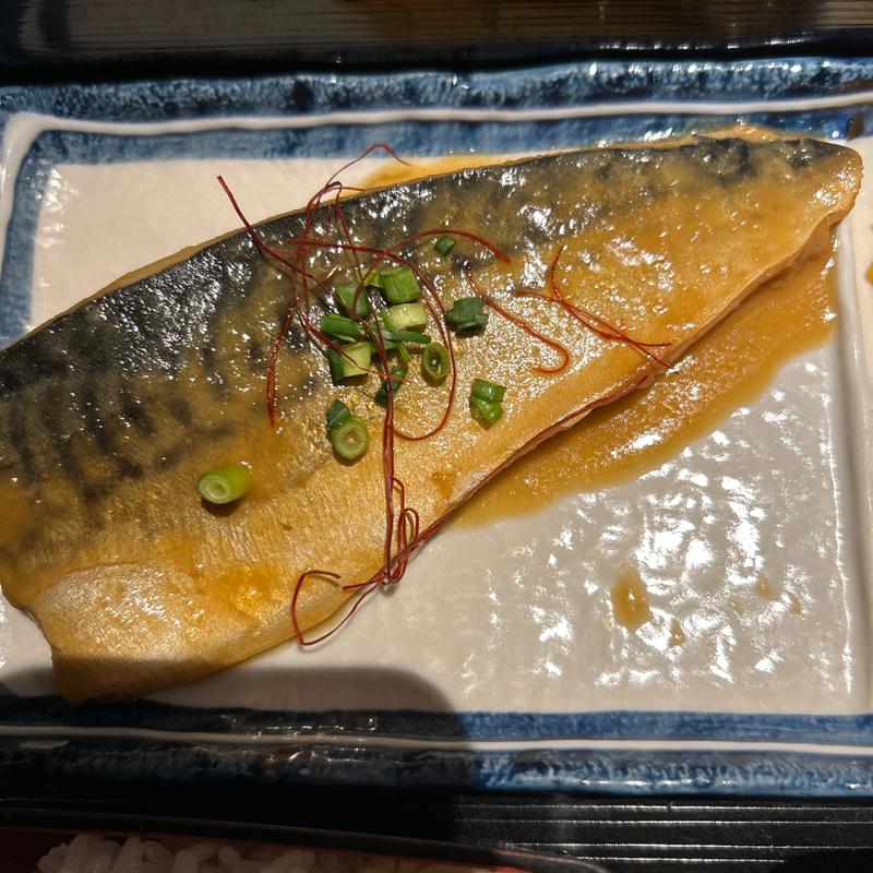 鯖の味噌煮御膳(炭火居酒屋 炎 札幌駅北口店)