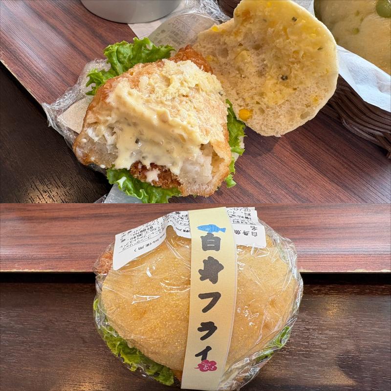 白身フライバーガー(ハースブラウン 南万騎が原)