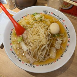 煮卵もやしラーメン