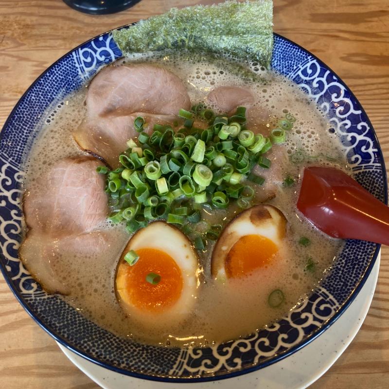 博多とんこつ味玉トッピング(鶴亀堂 大府店)