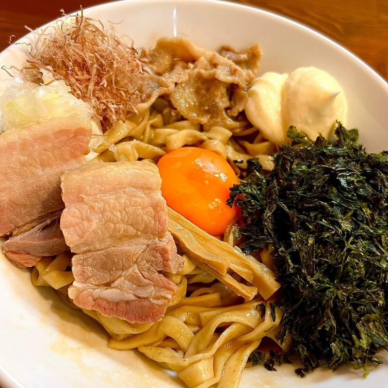 ワシワシ肉油そば(自家製麺ラカン)