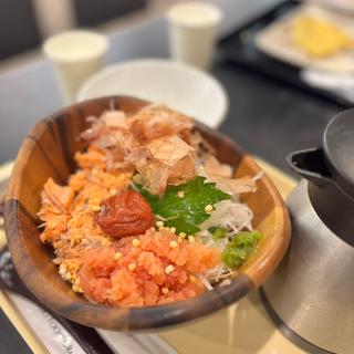 梅、鮭、明太子 定番茶漬け3種盛り