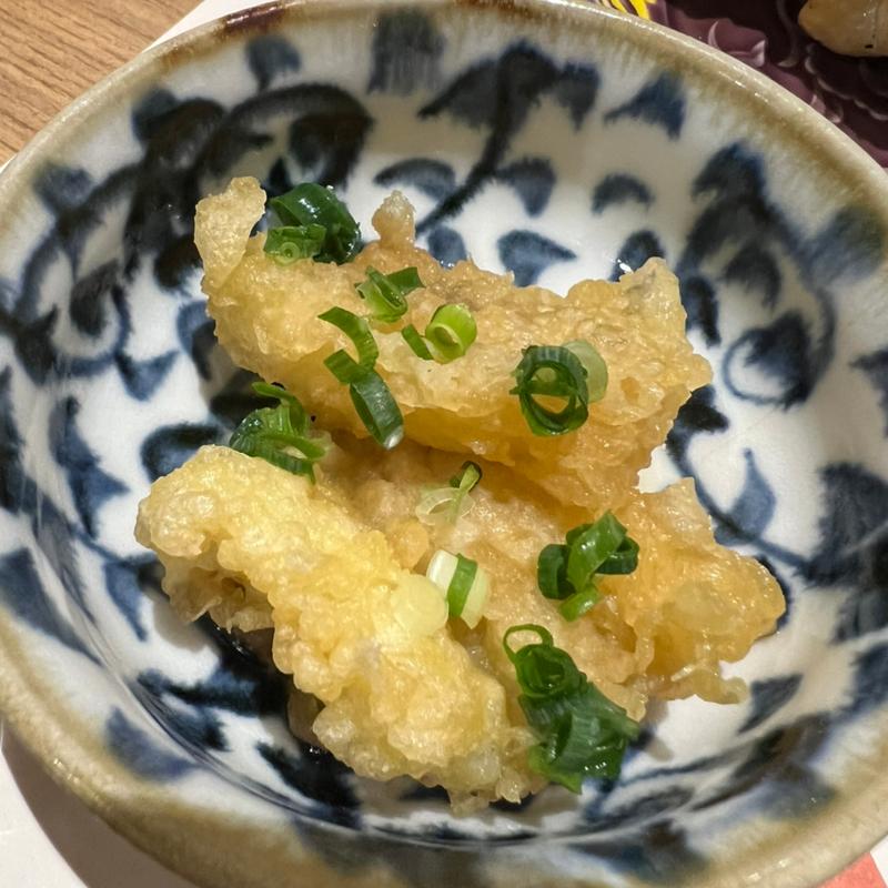 穴子の天ぷら(ことひら温泉 御宿 敷島館)