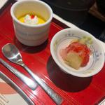 マンゴープリン 讃岐ゴールド 苺 桜花ジュレ(ことひら温泉 御宿 敷島館)