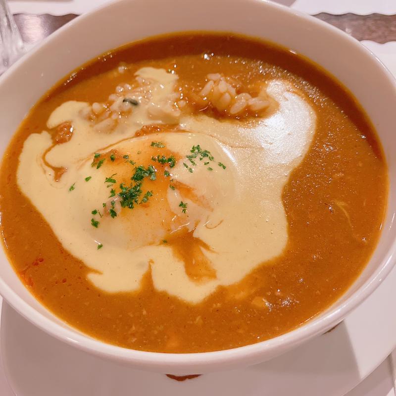 霧笛楼チキンカレー雑炊風(霧笛楼　Cafe Next-Door)