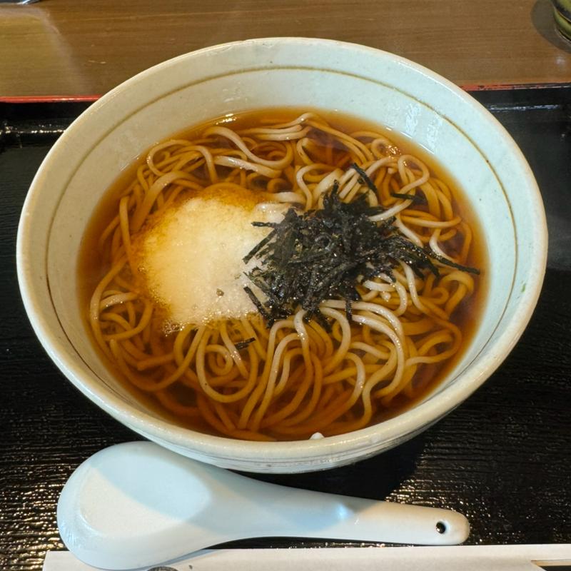 とろろそば(温)(蕎麦屋やまぐち)