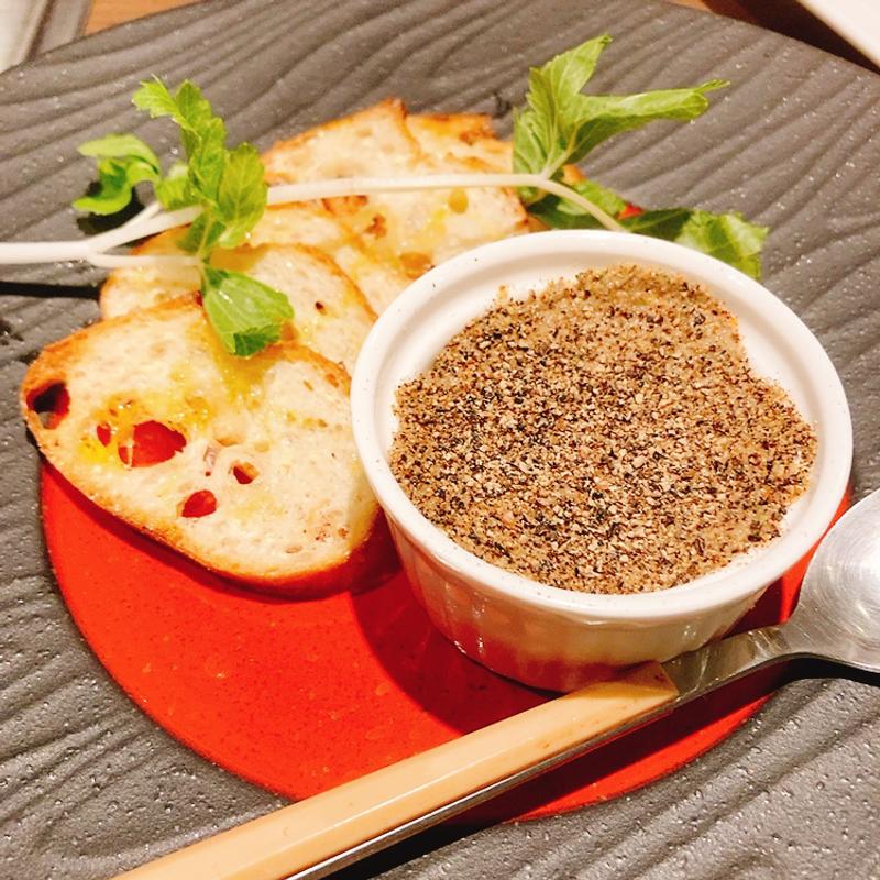 スパイス香る自家製ラムレバーペースト(ジンギスカン 羊々亭 札幌本店)