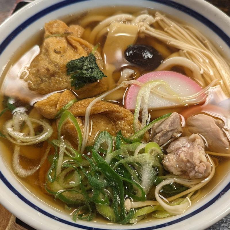 五目巾着饂飩(うどん 兎麦 阪急三番街店)