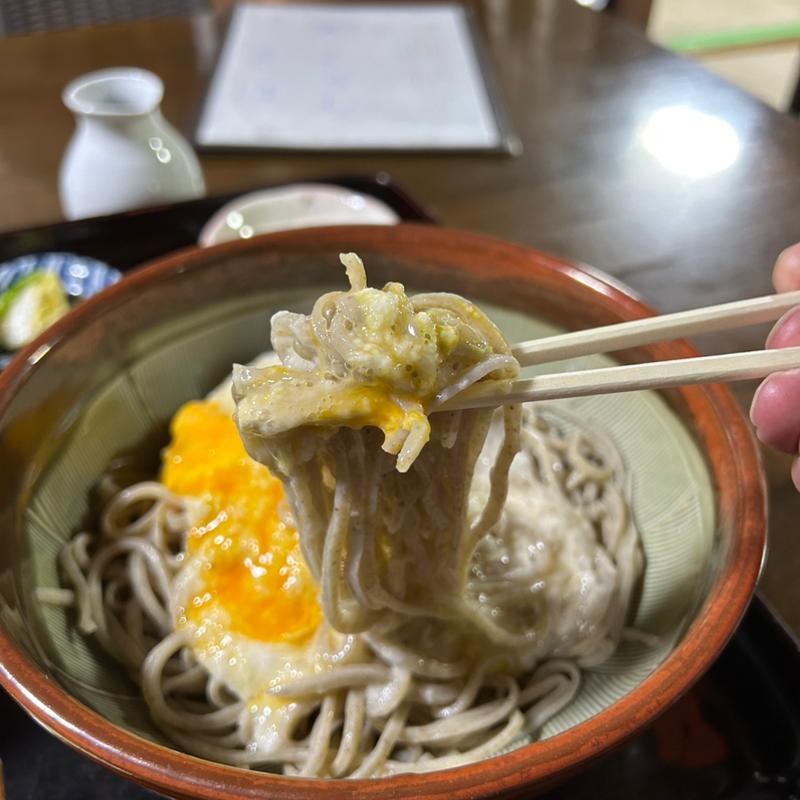 とろろ月見そば　大盛り(千寿庵 )