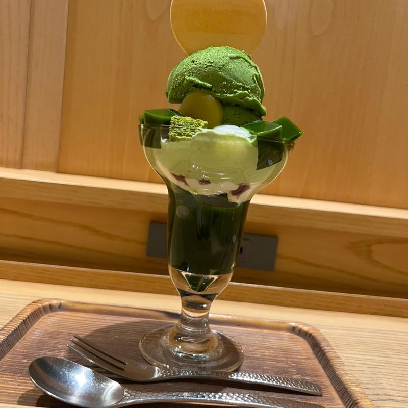 濃茶パフェ(林屋新兵衛 日比谷店)