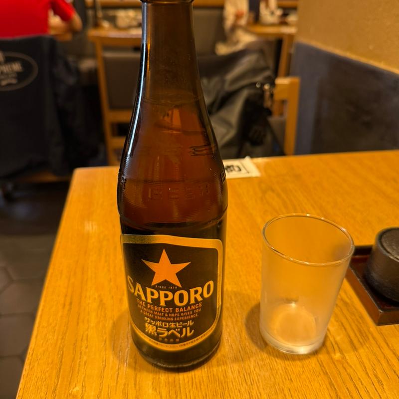 瓶ビール(鰻 登三松)