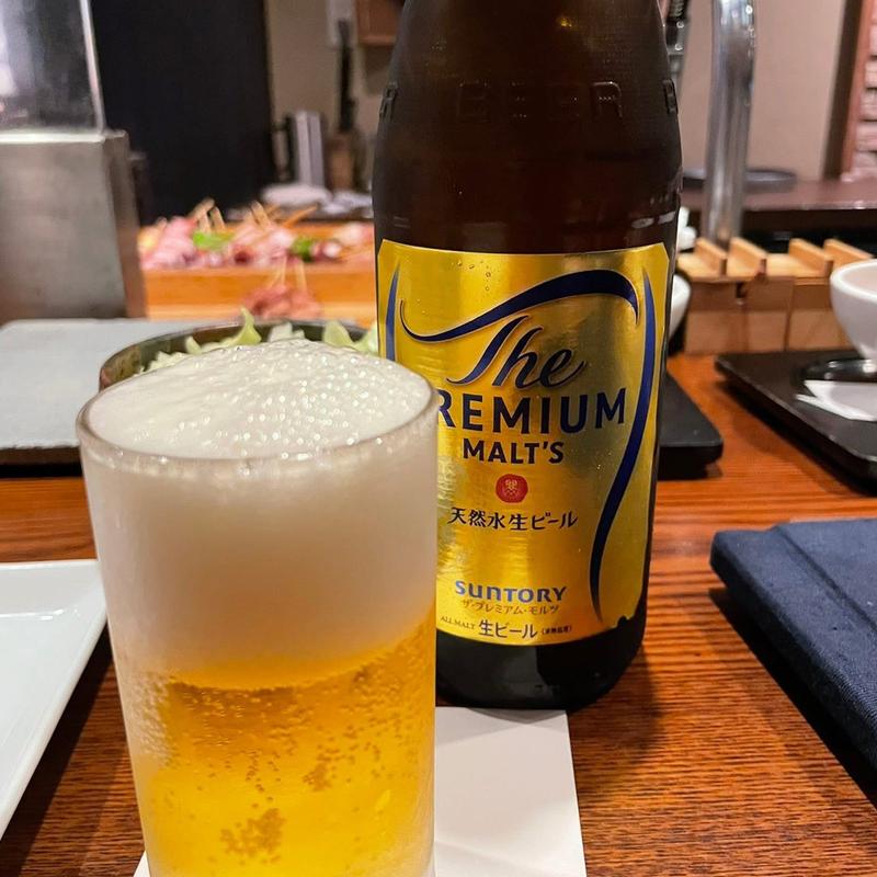 ザプレミアムモルツ(やきとり 稲田)