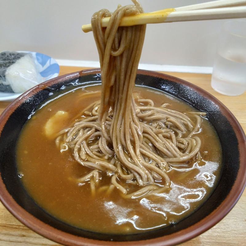 カレーそば(まるかつ)