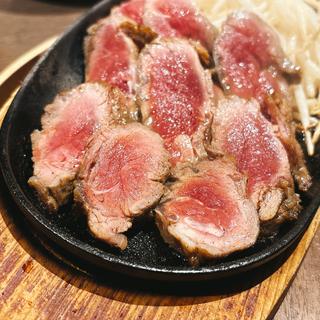 牛ロースのステーキ定食(120㌘)