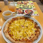 マヨコーンピザ+フリードリンク