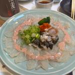 オコゼ薄造り(りき六)