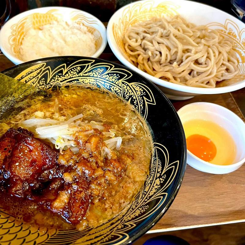 極つけ麺セット(極中華蕎麦ひろた 山形駅前店)
