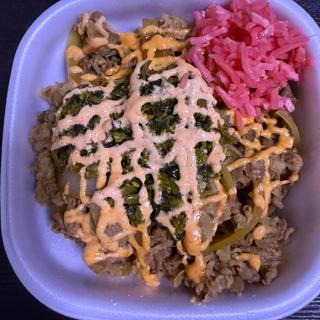 高菜明太マヨ牛丼　特盛