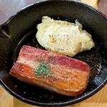 厚切りベーコンのロースト