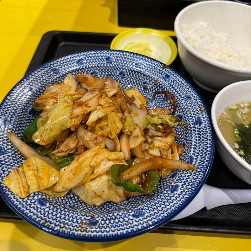 回鍋肉定食(松軒中華食堂 千歳船橋店)