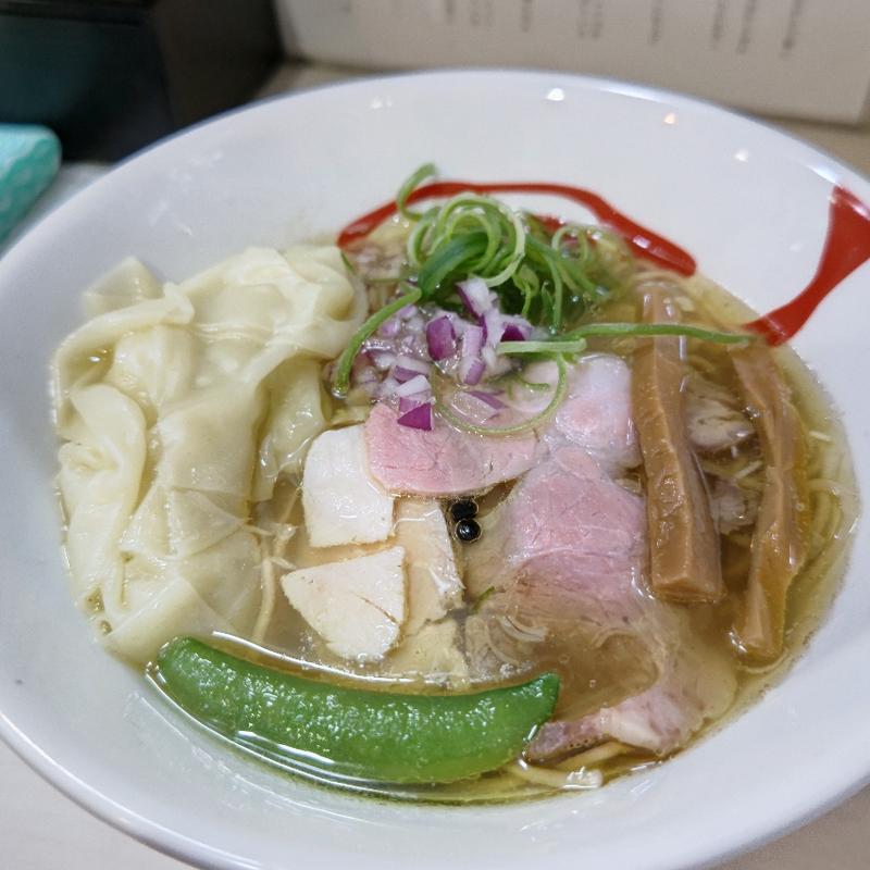 塩ワンタン(麺や魁星)