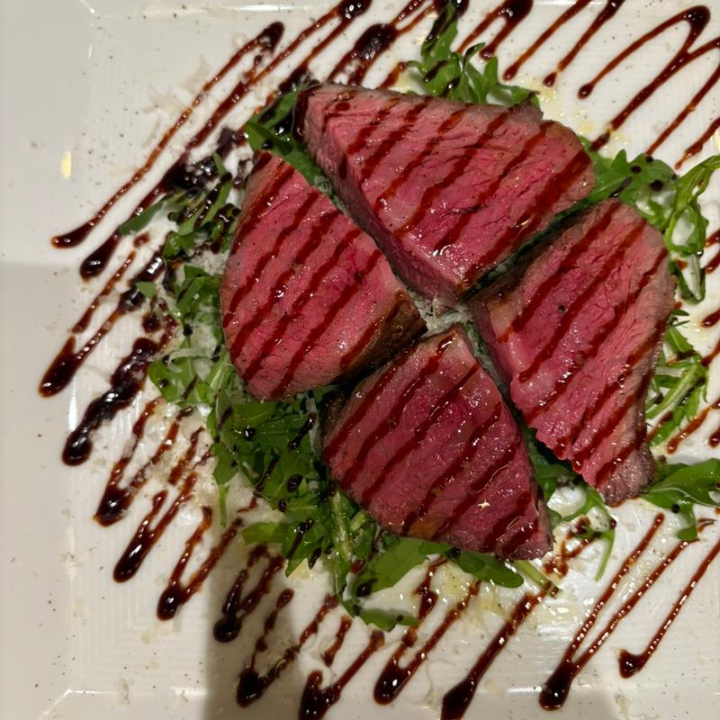 熊本 黒毛和牛いちぼのタリアータ(Osteria Tre Pazzi)