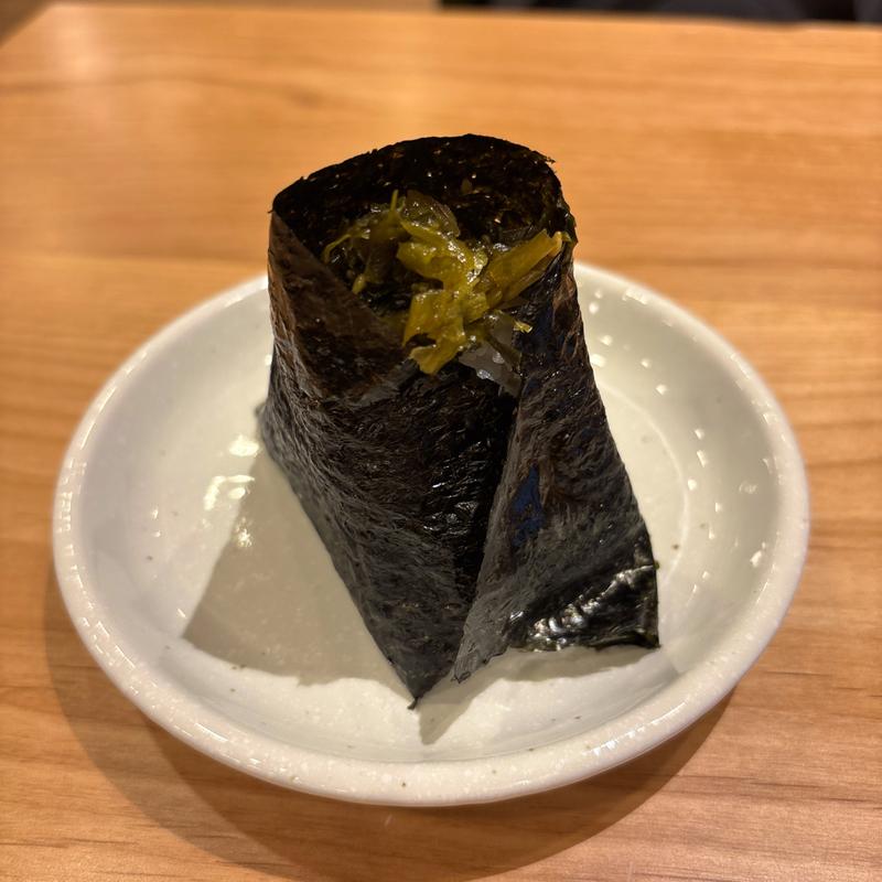 おむすび（高菜）(コメダ和喫茶おかげ庵+米屋の太郎 新宿センタービル店)