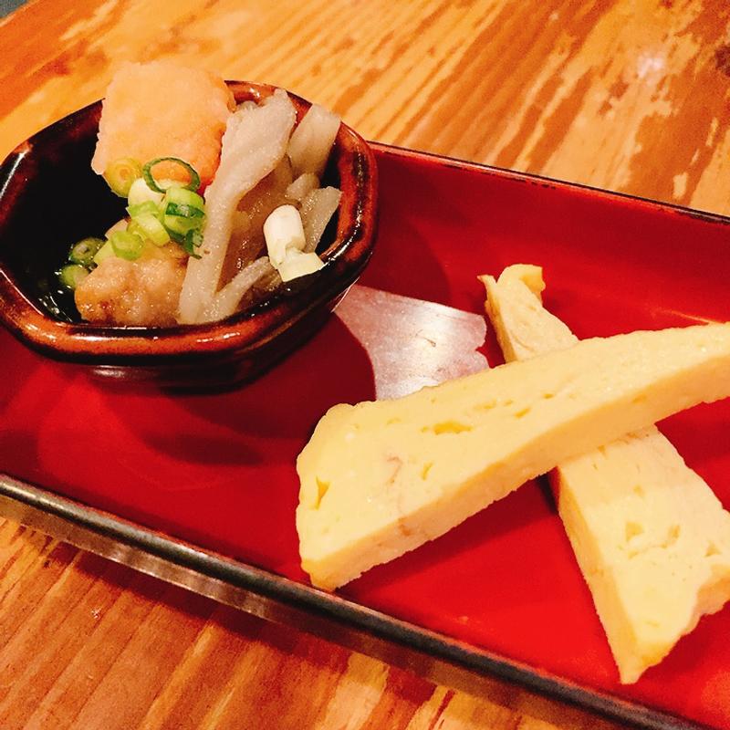 お通し(元祖北海魚串 がりや)