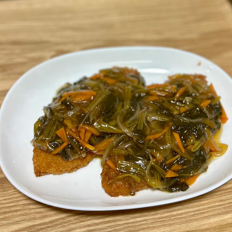 白身魚フライ餡掛け(ベルクス 東墨田店)