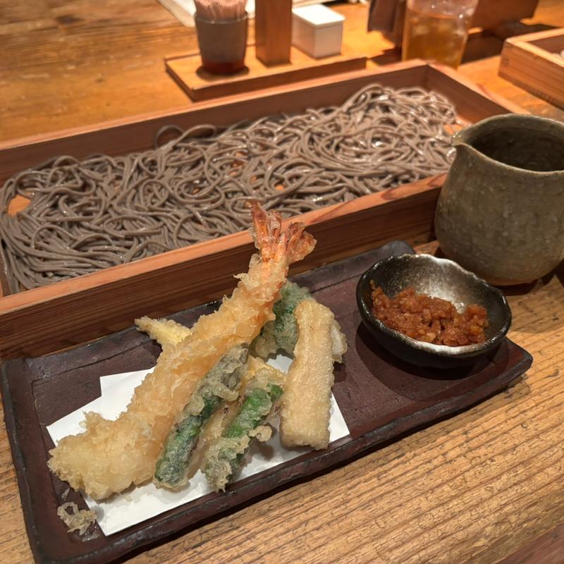  蕎麦前ひと通り(板蕎麦 香り家 恵比寿店)